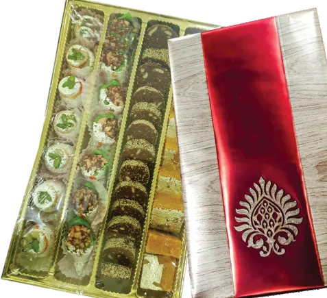 (50gms each)Kaju Kalash, Kaju Paan, Khajur Slice, Dilkhushal
