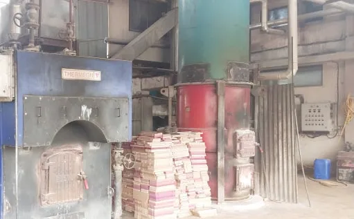 steam boiler room